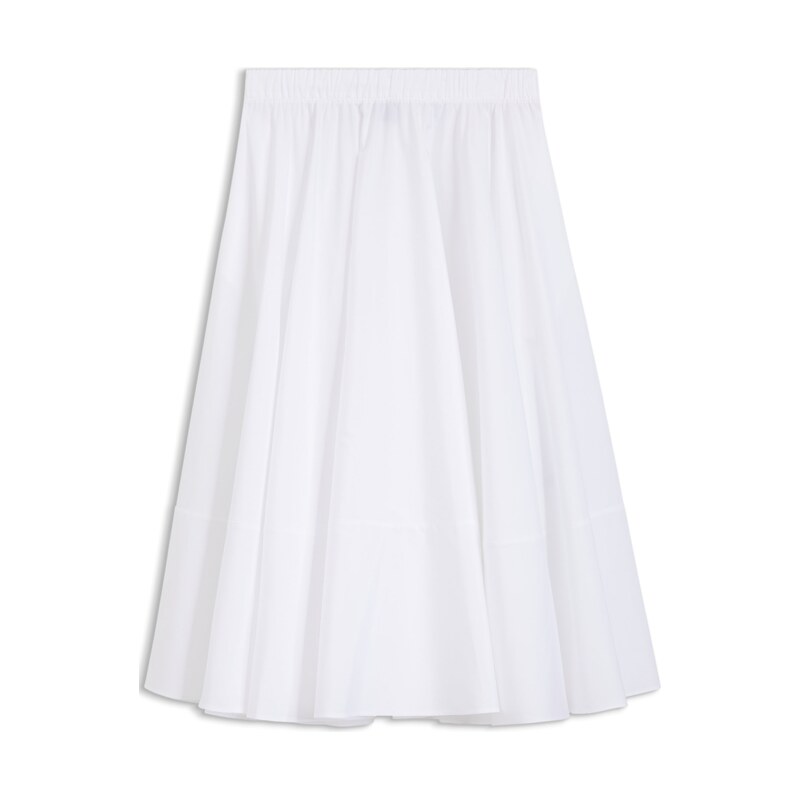 BOSS A-line skirt in cotton poplin