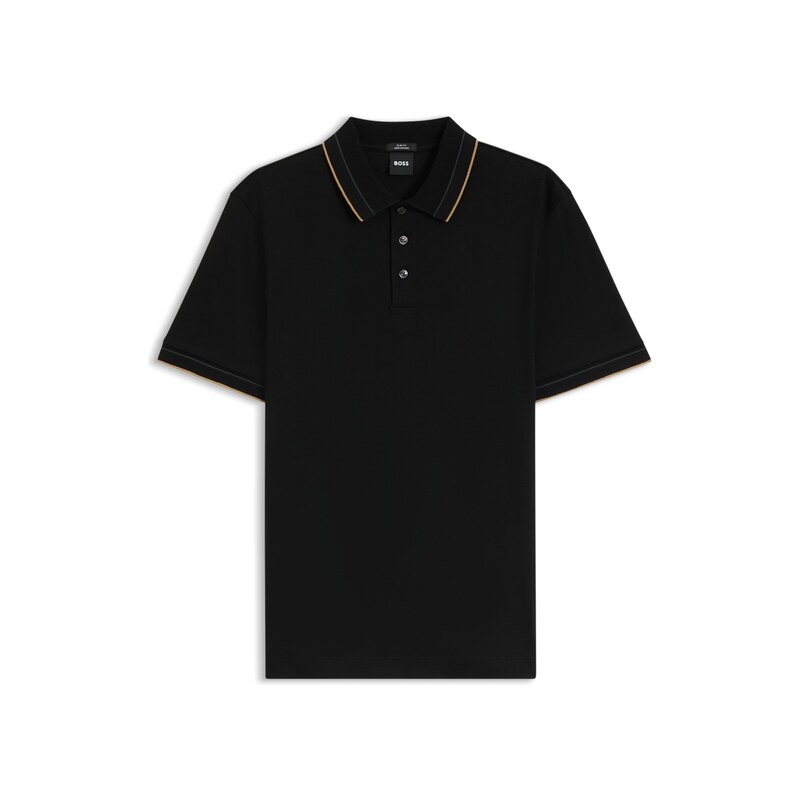 BOSS Slim-fit polo shirt in mercerised cotton