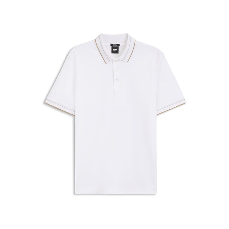 BOSS Slim-fit polo shirt in mercerised cotton