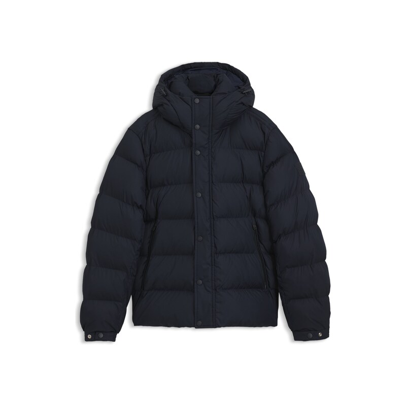 BOSS Water-repellent hooded puffer jacket with cushioned collar