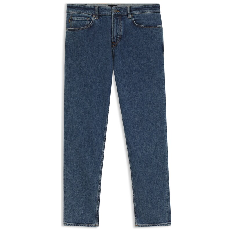 BOSS Regular-fit jeans in stretch cotton