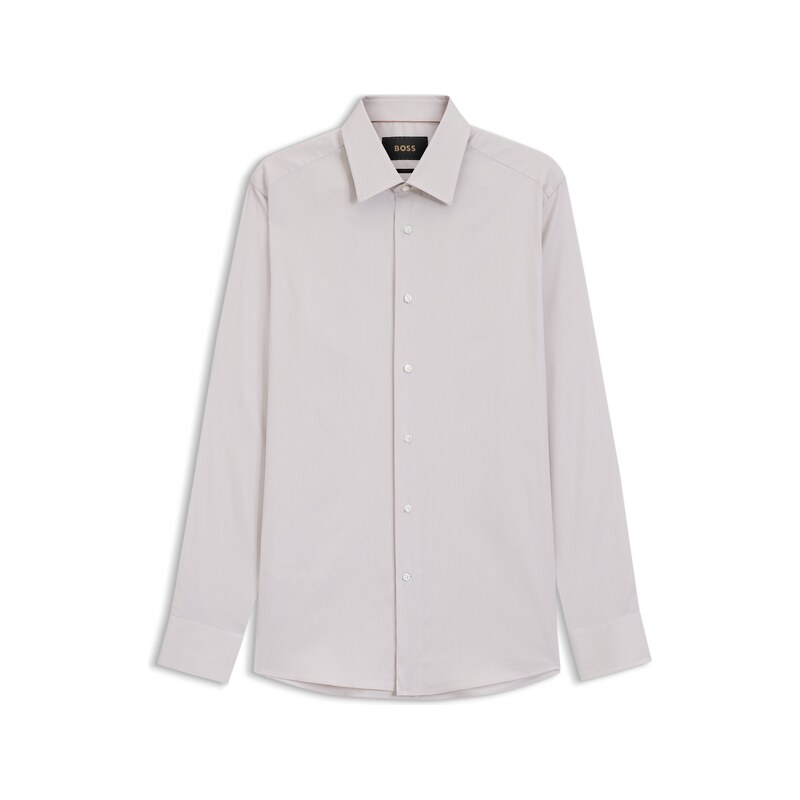 BOSS Slim-fit shirt in a structured cotton blend