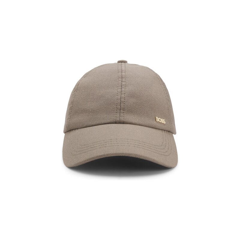 BOSS Ribbed Corduroy Cap with Adjustable Buckle