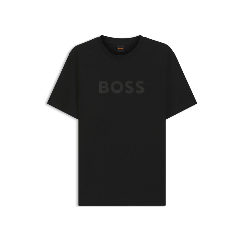 BOSS Regular-fit T-shirt in cotton with logo print