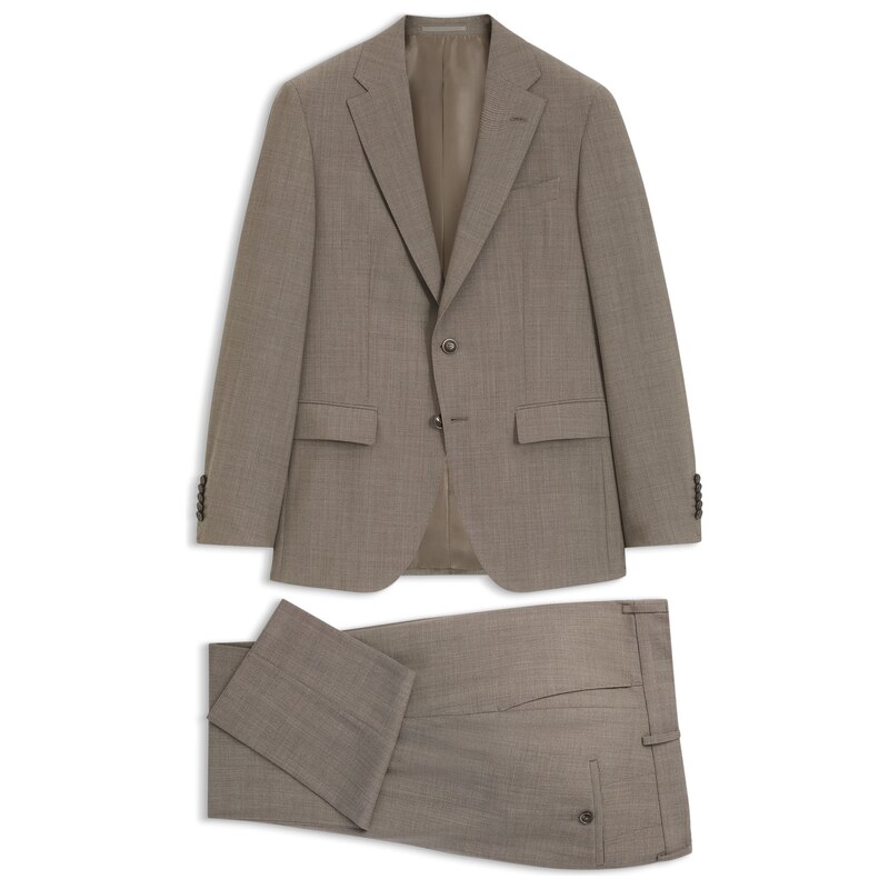 BOSS Two-piece slim-fit suit in virgin wool