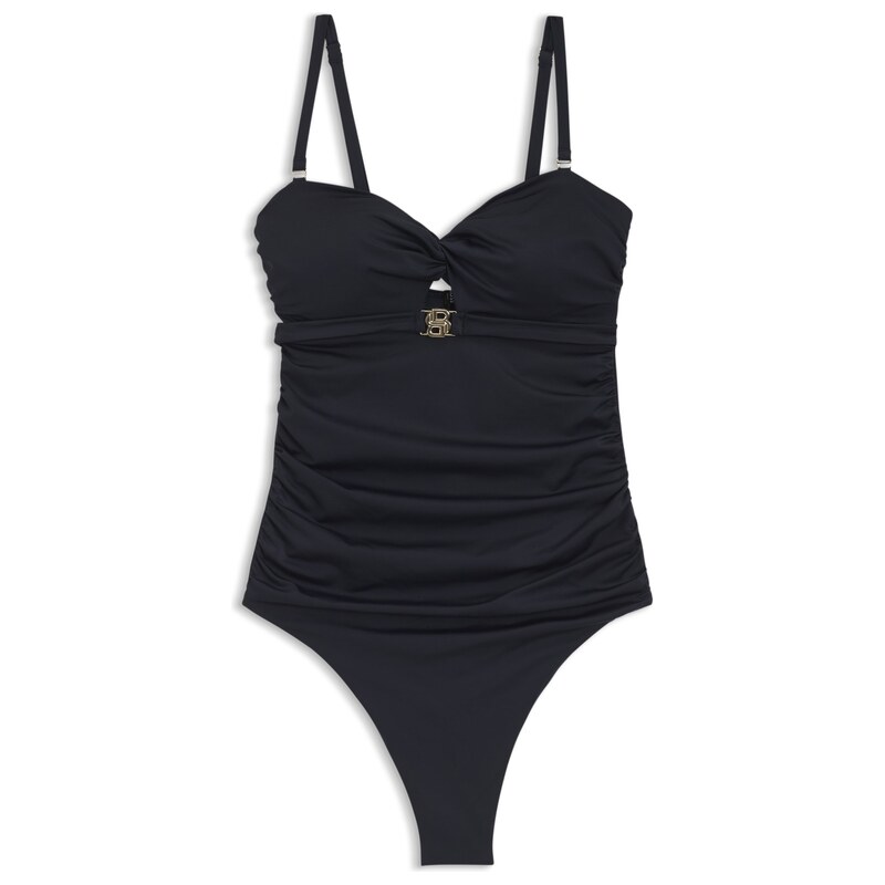 BOSS One-piece swimsuit with Double B monogram