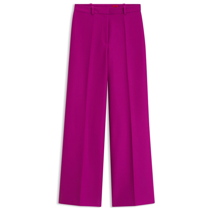 HUGO Regular-fit trousers with wide leg