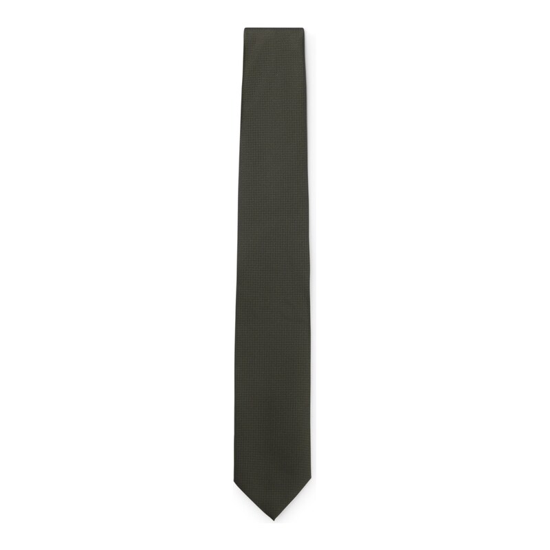 BOSS Formal tie with jacquard pattern