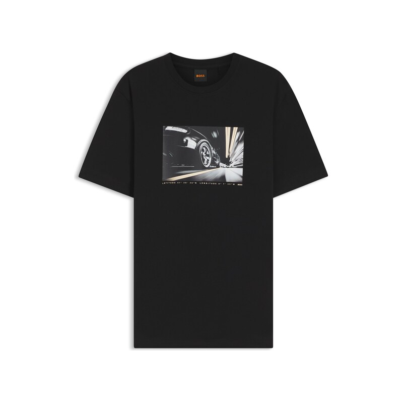 BOSS Regular-fit T-shirt in lightweight cotton jersey