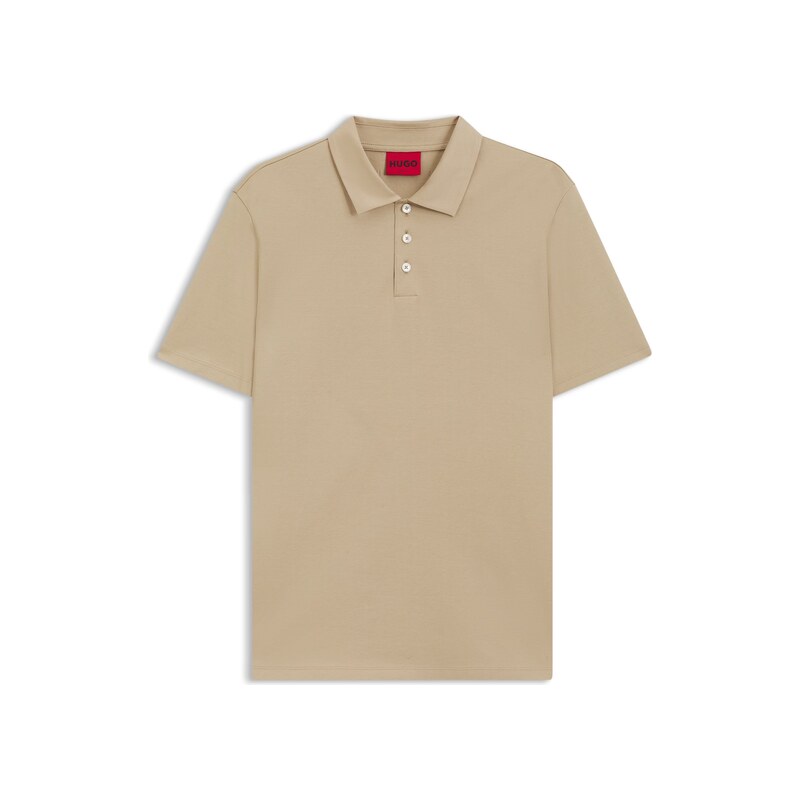 HUGO Slim-fit polo in mercerized cotton