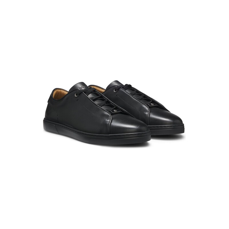BOSS Gary trainers in brushed leather