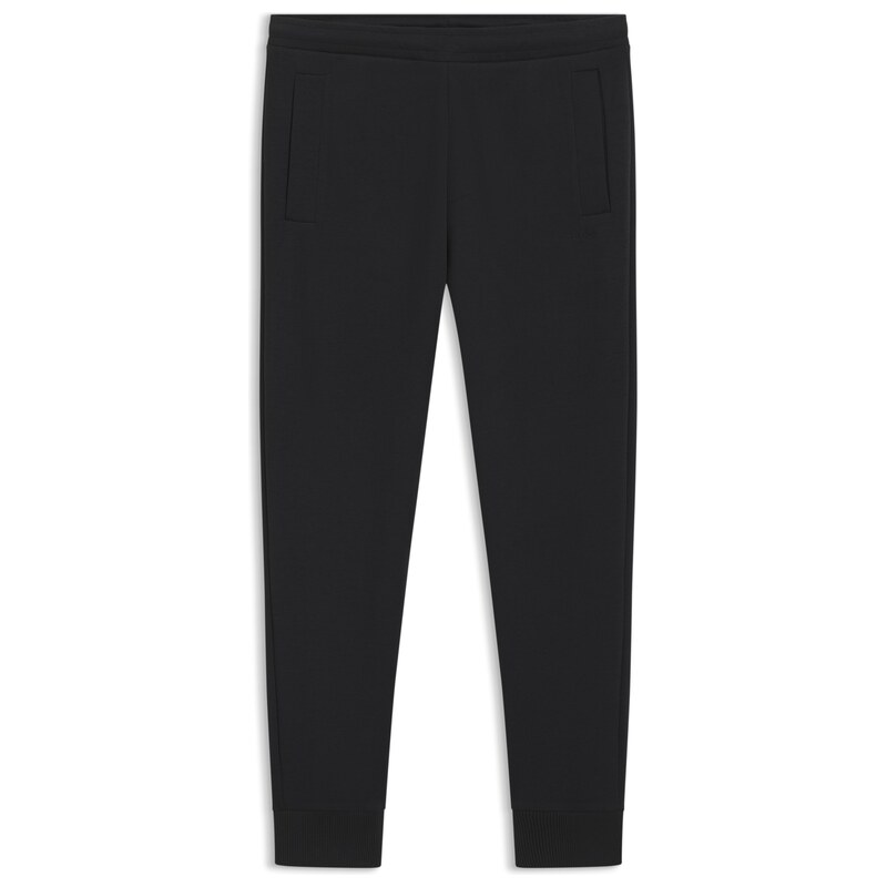 BOSS Cotton-blend tracksuit bottoms with embroidered logo