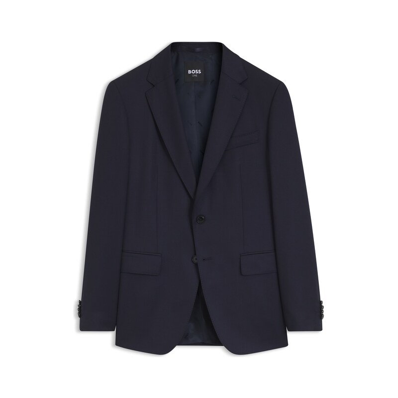 BOSS Slim-fit suit jacket in virgin-wool serge