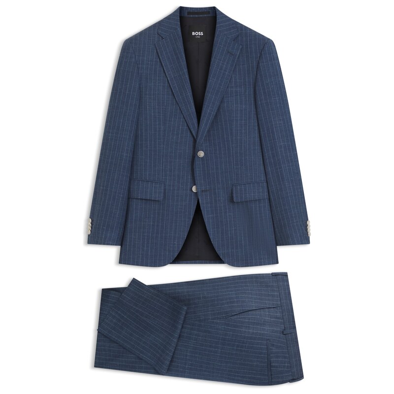 BOSS ONE Two-piece regular-fit suit in a wool blend