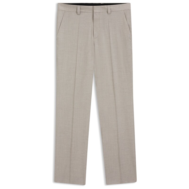 HUGO Modern-fit trousers in stretch twill