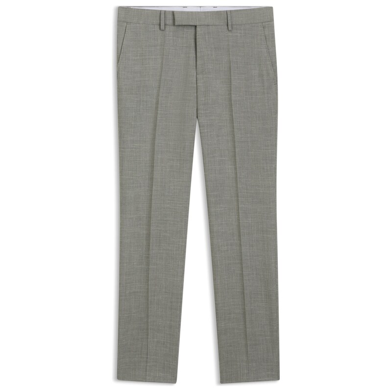 BOSS Slim-fit trousers in melange stretch fabric