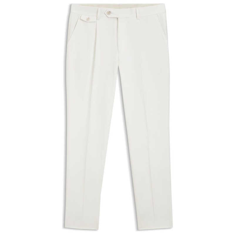 BOSS Tapered-fit trousers in a cotton blend