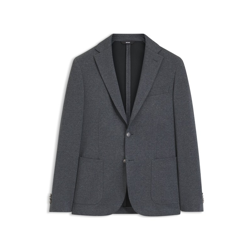 Mužský slim-fit blejzr z šitěho vzorového materiálu