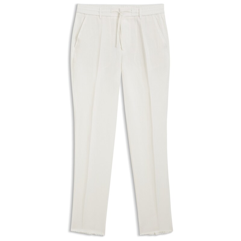 BOSS Tapered-fit trousers with drawcord waist