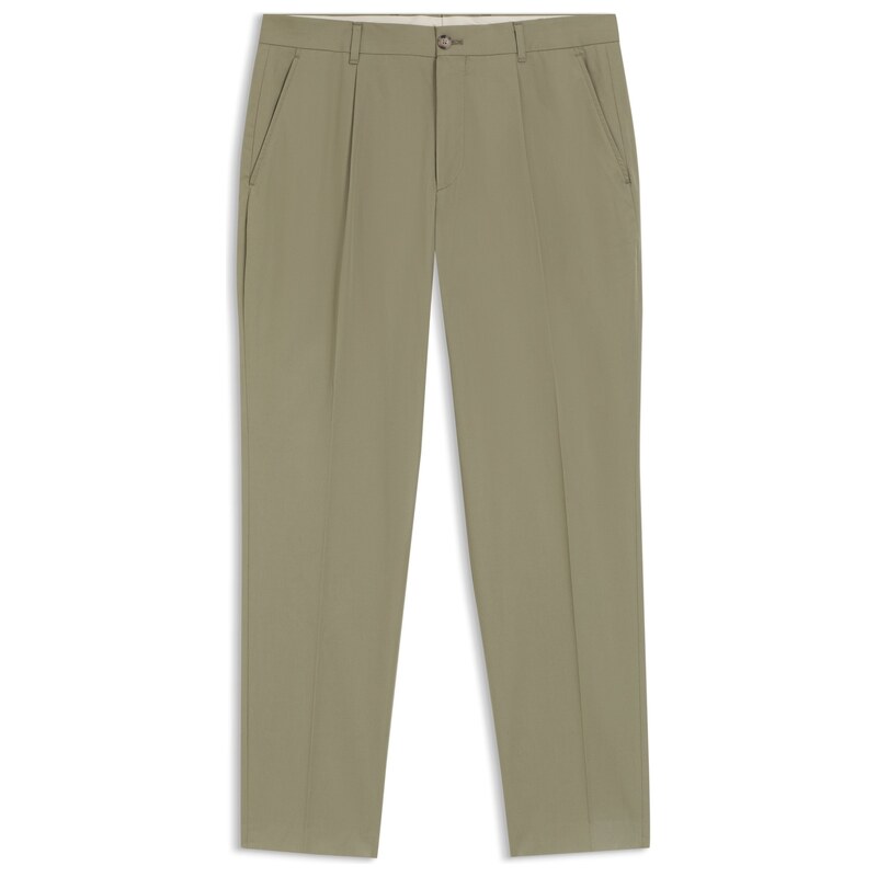 BOSS Tapered-fit trousers in cotton