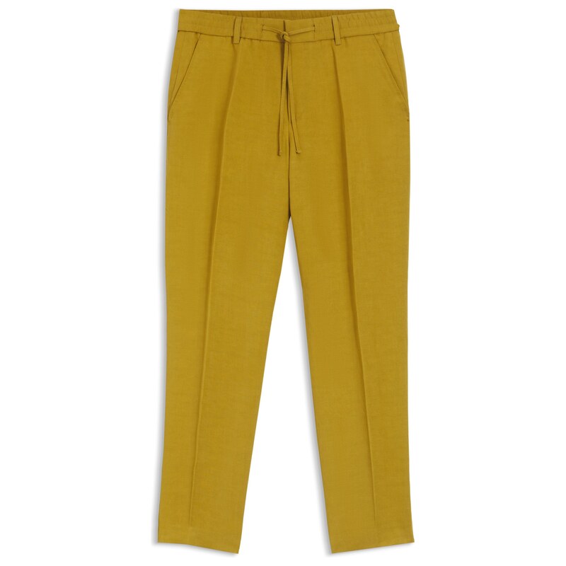 BOSS Tapered-fit trousers with drawcord waist