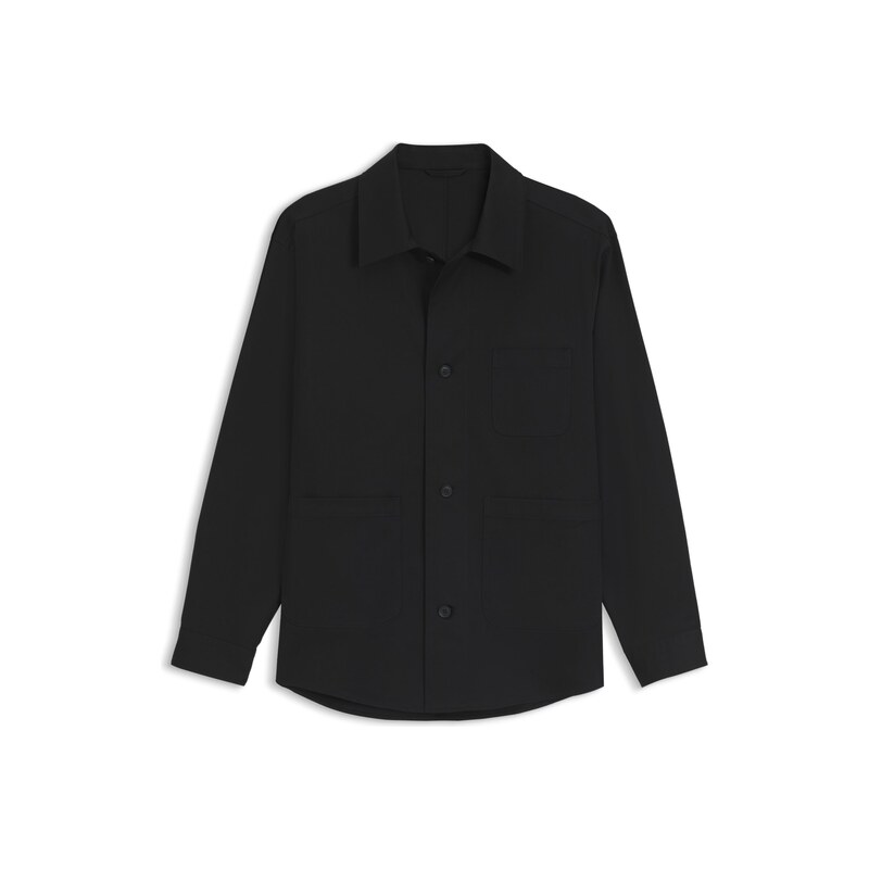 BOSS Relaxed-fit jacket in stretch cotton