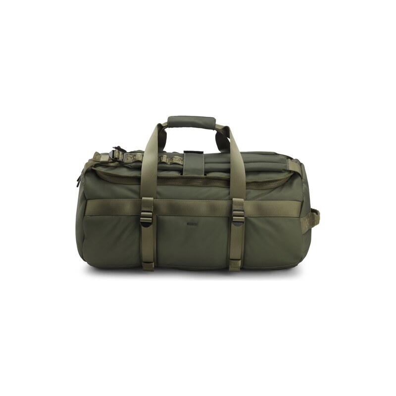 HUGO Holdall with backpack straps and logo lettering