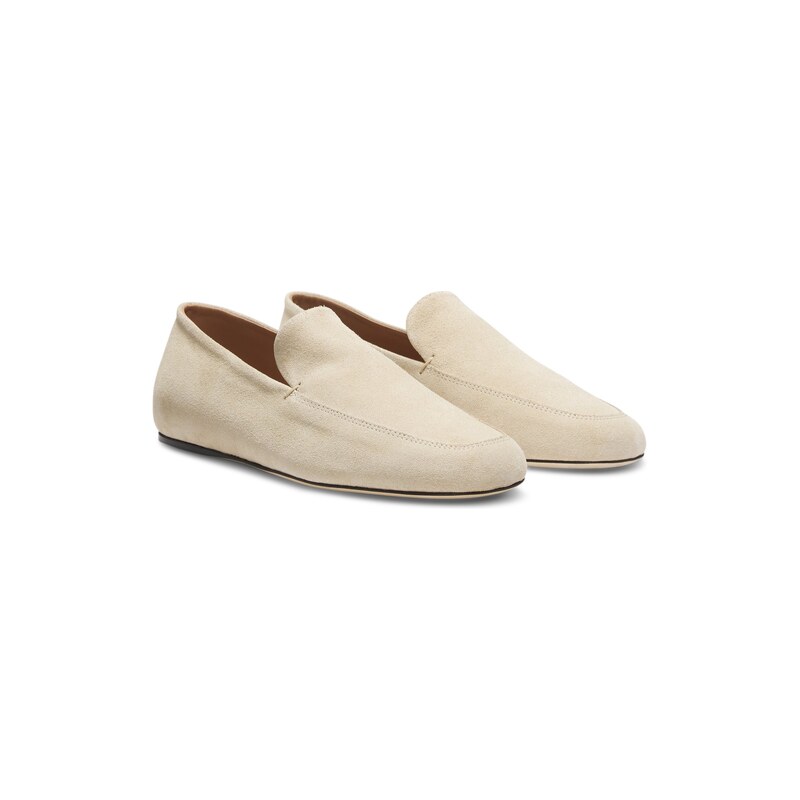 BOSS Suede loafers with leather outsole
