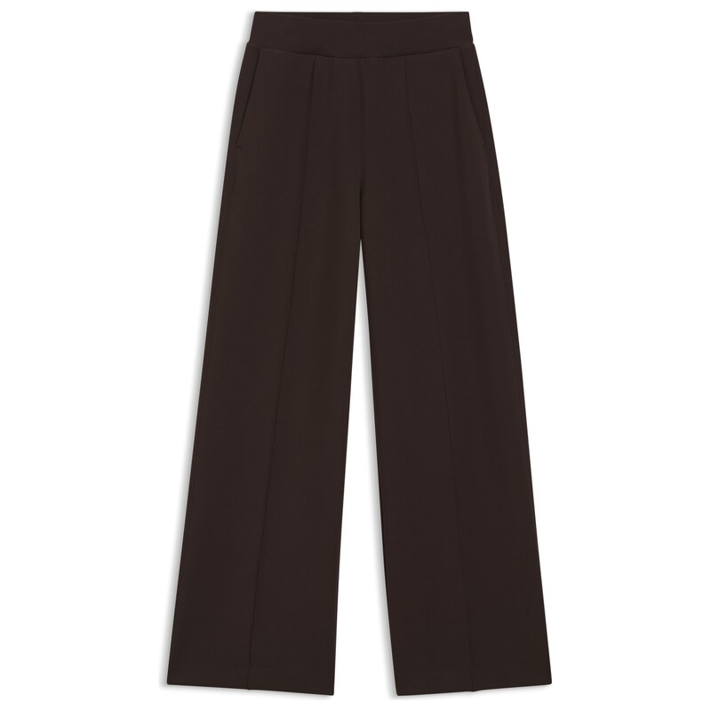 BOSS Wide-leg relaxed-fit trousers with Double B logo