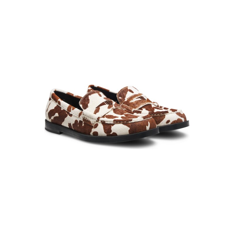 HUGO Semi-squared loafers with tonal hardware