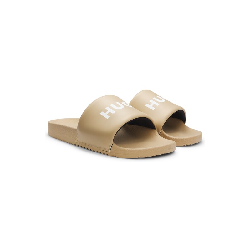 HUGO Slides with padded strap and contrast logo