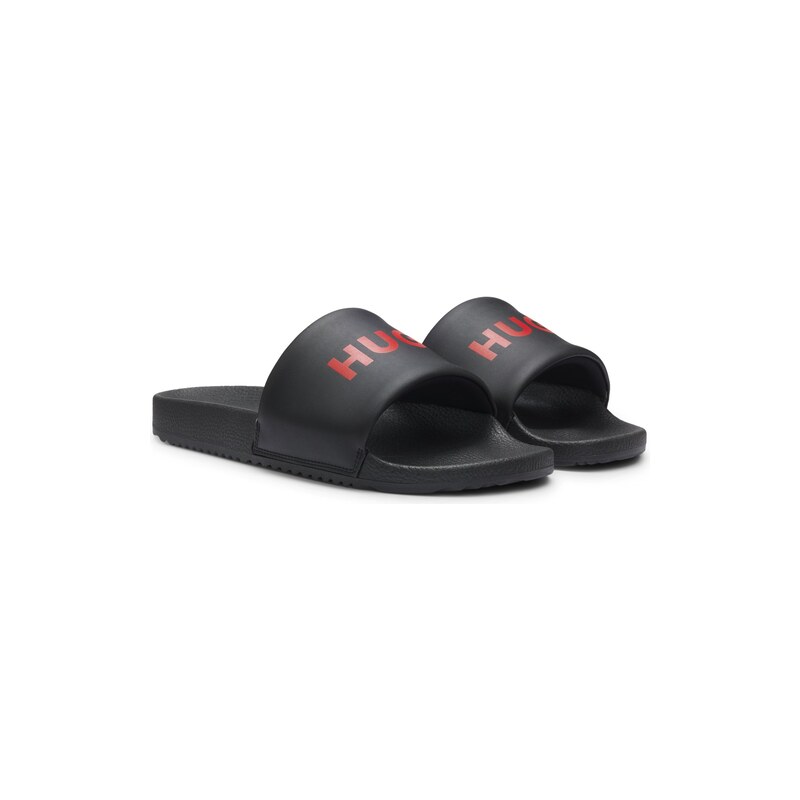 HUGO Slides with padded strap and contrast logo