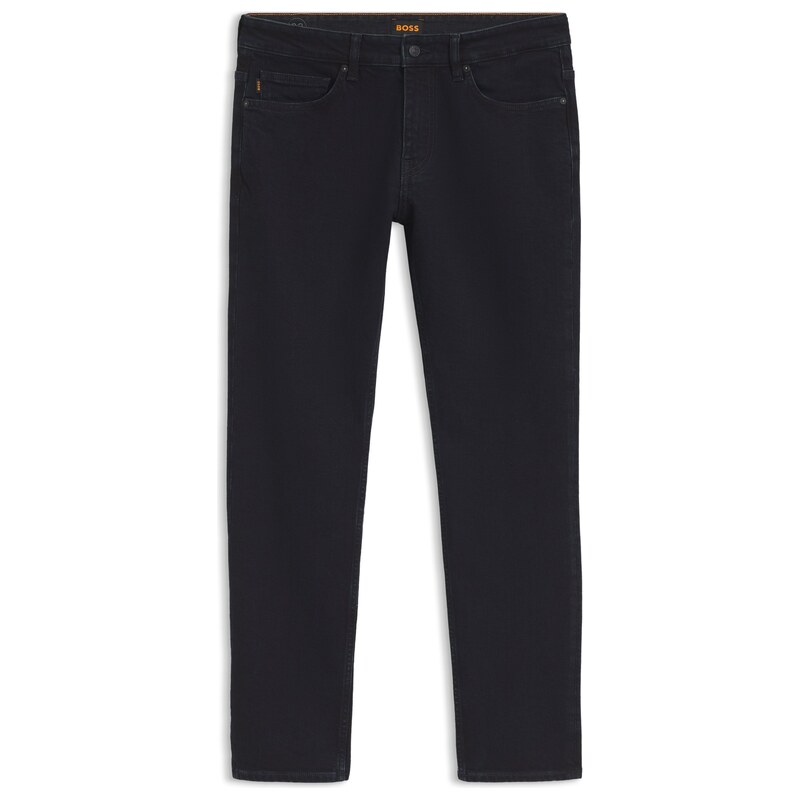 BOSS Slim-fit jeans in dark-blue comfort-stretch denim