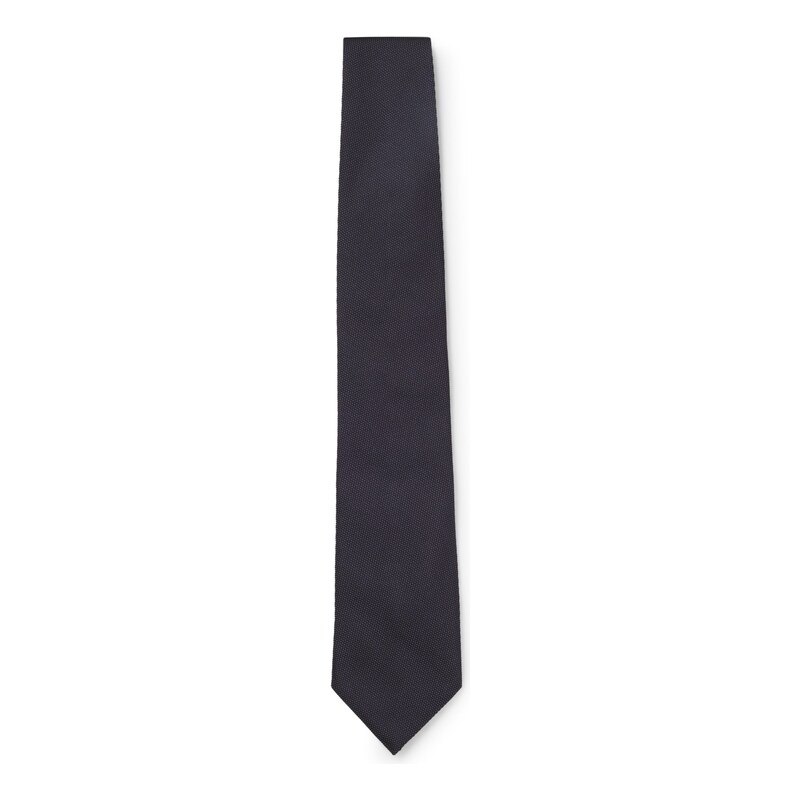 BOSS Silk tie with solid weave