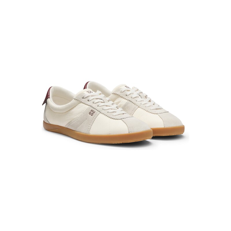 HUGO Low-top trainers with suede trims