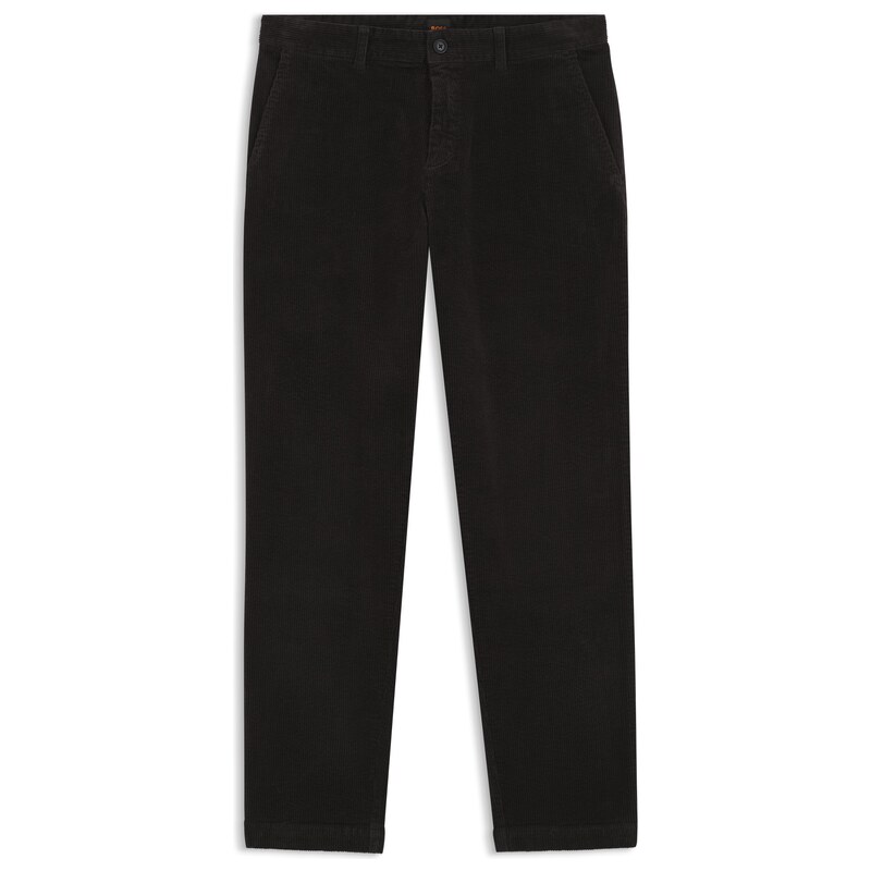 BOSS Tapered-fit trousers in stretch-cotton corduroy