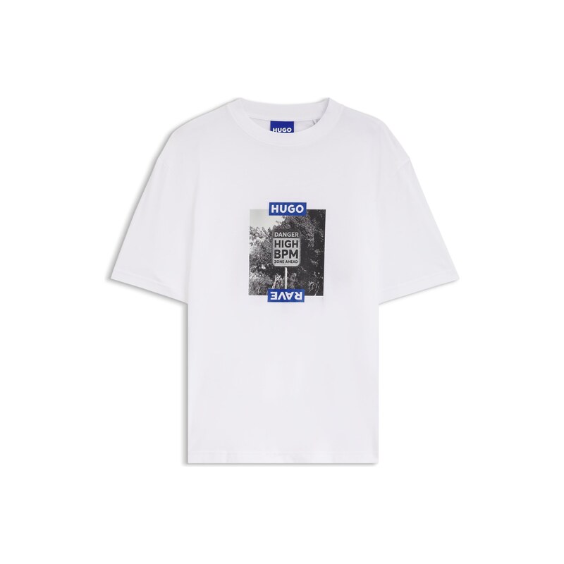 HUGO Cotton T-shirt with graphic print