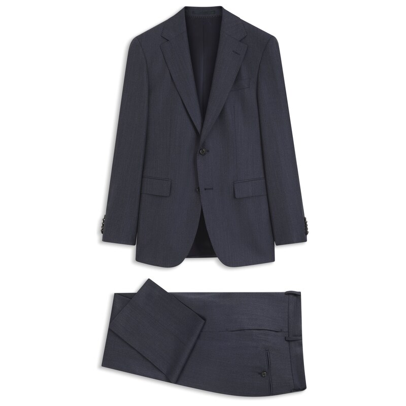 BOSS Two-piece regular-fit suit in Italian virgin wool