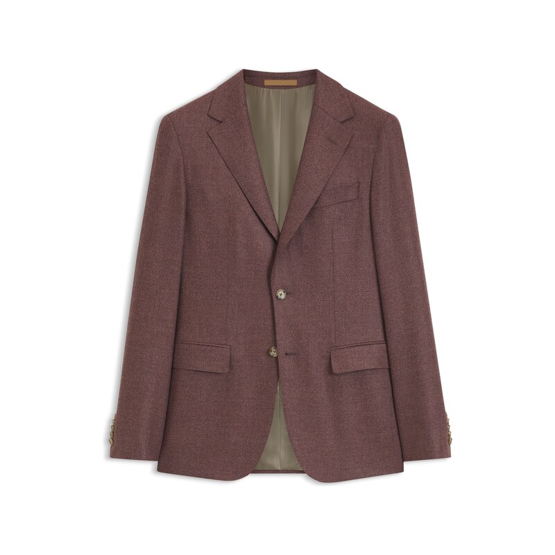 BOSS Regular-fit blazer in Loro Piana wool-silk