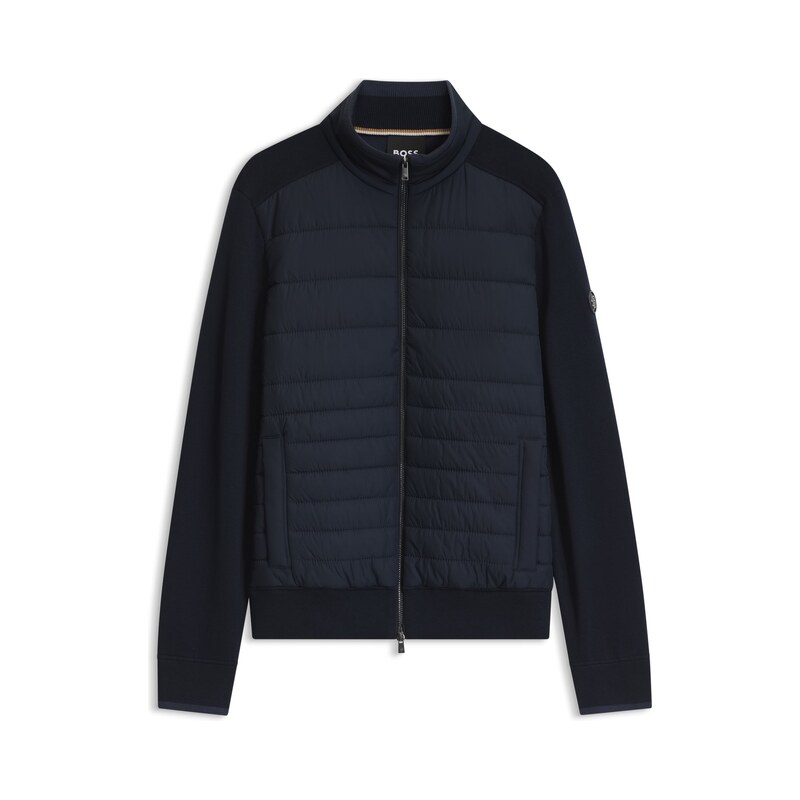 BOSS Zip-up jacket with padded front