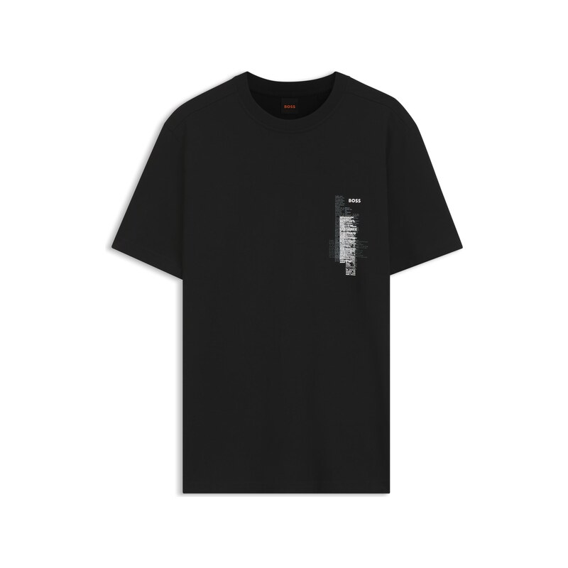 BOSS Cotton-jersey T-shirt with graphic print