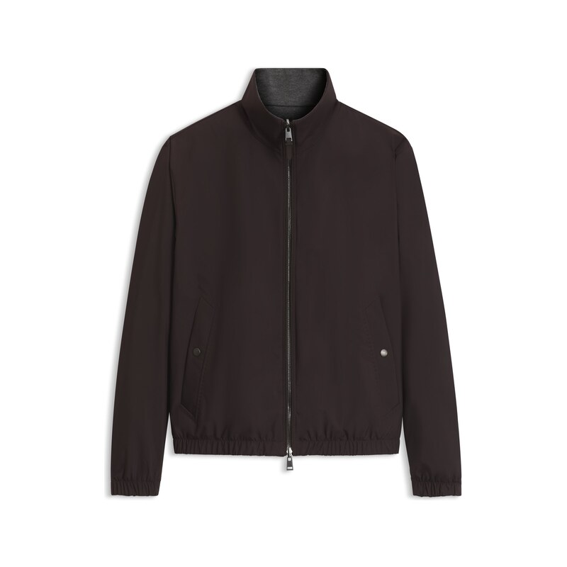 BOSS Reversible blouson jacket in water-repellent fabric