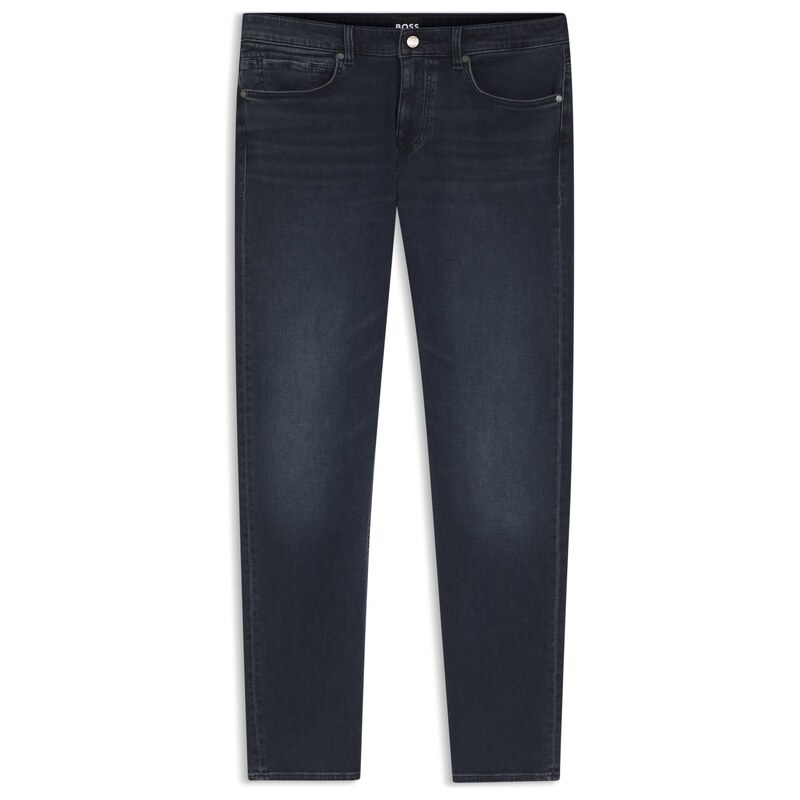 BOSS Delaware slim-fit jeans in indigo knit denim