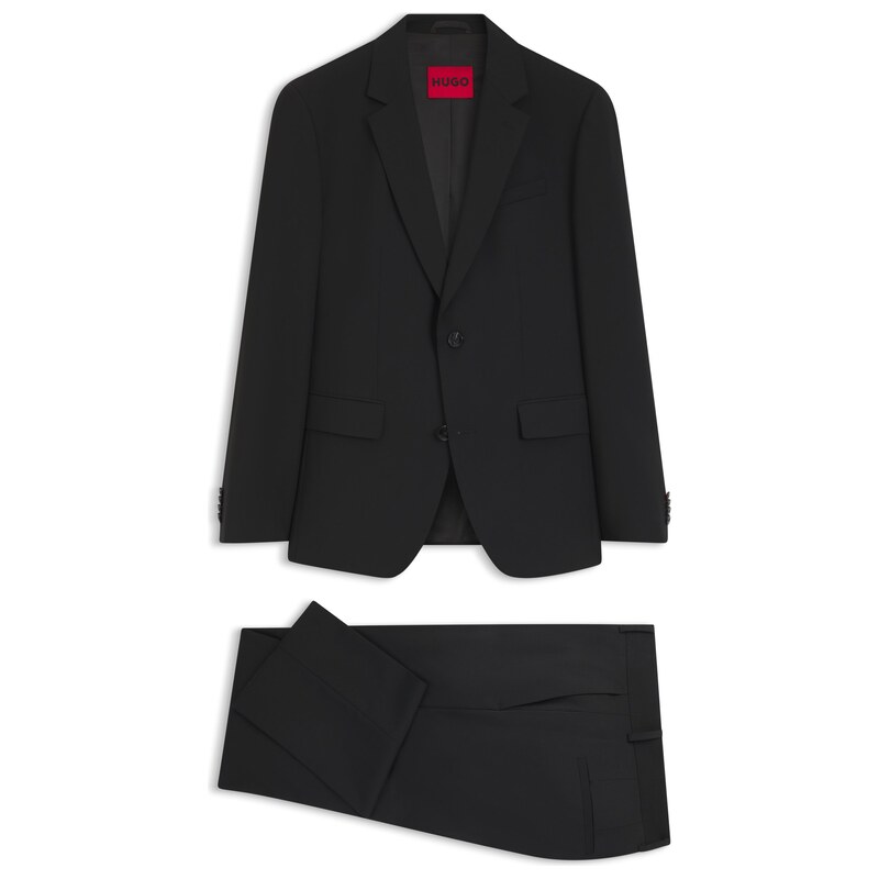 HUGO Two-piece slim-fit suit in a wool blend