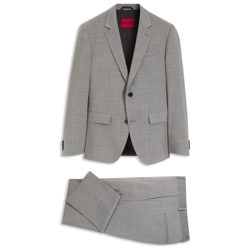 HUGO Two-piece slim-fit suit in a wool blend