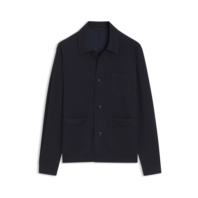 BOSS Regular-fit jacket in stretch jersey