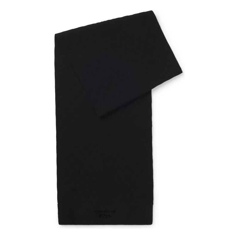 Porsche x BOSS scarf with Pasha check