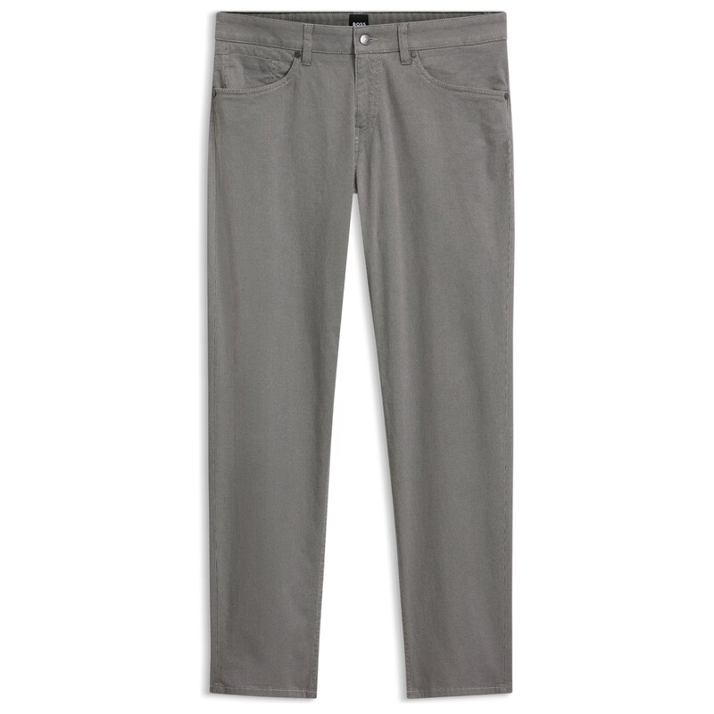 BOSS Maine regular-fit trousers in printed stretch cotton