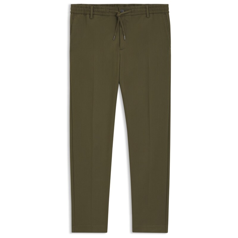 BOSS Modern-fit trousers in stretch twill