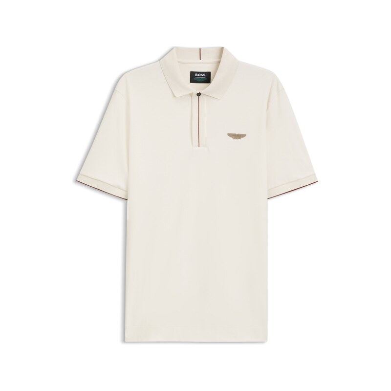 BOSS x ASTON MARTIN polo shirt in mercerised cotton